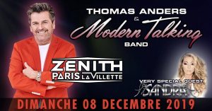 Thomas Anders (Modern Talking) et Sandra se payent le Zénith de Paris